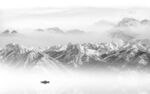 新中式高雅灰山水画 Tif分层