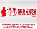 廉洁校园文化墙