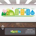 校园文化长廊励志展板标语文化墙