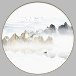 抽象山水画
