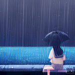 我在雨中等你