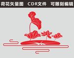 荷花是矢量图