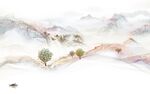 最新中式风山水画 tif分层