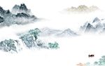 极简最新款山水画 tIf分层