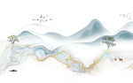 高清 最新款山水画 tIf分层