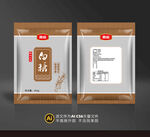 白糖包装平面展开图
