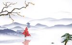 最新现代中式山水 tIf分层
