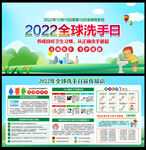 2022年全球洗手日宣传展板
