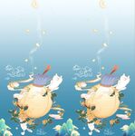 汉服灯笼兔子