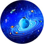  圆形星空吊顶