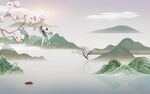 大气中式新山水画 tIF分层