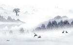 高清 意境山水新画 tif分层