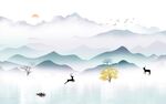 新款现代大气山水 TIf分层