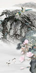 古风 山水玄关框画 Tif分层