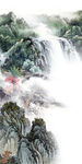 爆款山水新玄关画 Tif分层