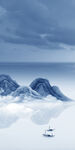 现代山水新玄关画 Tif分层