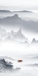 人气 中式山水玄关 TIf分层