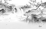 高端高雅风格山水 Tif分层