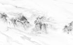 别墅 灰色风山水画 Tif分层