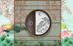 新中式背景墙 