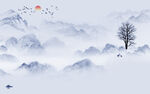 意境 中国风山水画 tIF分层