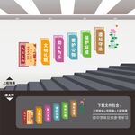 学校楼道文化墙