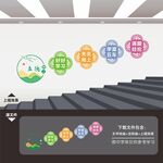 学校楼道文化墙