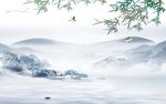 别墅 客厅新山水画 TiF分层