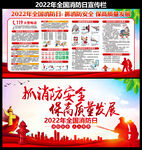 2022全国消防日展板及宣传栏