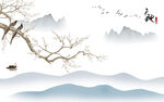 花鸟 新爆款山水画 tIf分层