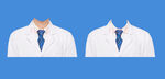 男医生证件照衣服素材psd