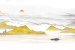 金色山水