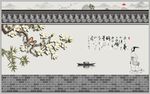 新中式古典文化背景墙
