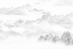 简约山水背景墙