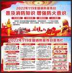 119消防宣传日展板