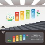 校园楼道文化墙