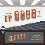 学校楼梯文化墙