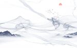 人气 高端客厅山水 Tif分层