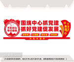围绕中心抓党建图片