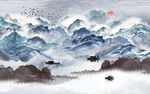 水墨山水 