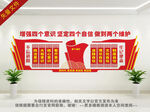 四个意识文化墙