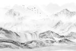 山水背景墙