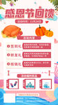 感恩节回馈活动海报
