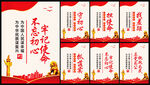 不忘初心展板