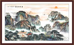 五岳独尊泰山图  泰山雄风