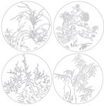 梅兰菊竹