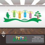 学校园企业食堂餐厅文化展板标语
