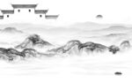 人气 灰色大气山水 tIF分层