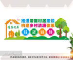 清廉村居建设文化墙图片