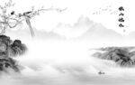 灰色 新款沙发山水 Tif分层